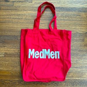 MedMen Red Large Cotton Tote Bag